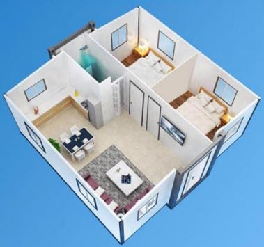 3 Bedroom 30FT Prefab House Tiny Homes to Live in for Adults Kits casas prefabricadas para Vivir Mobile Home Mini Modular Container House for Sale 1:20 Model Foldable ? Premium & Durable Design-New - Image 4