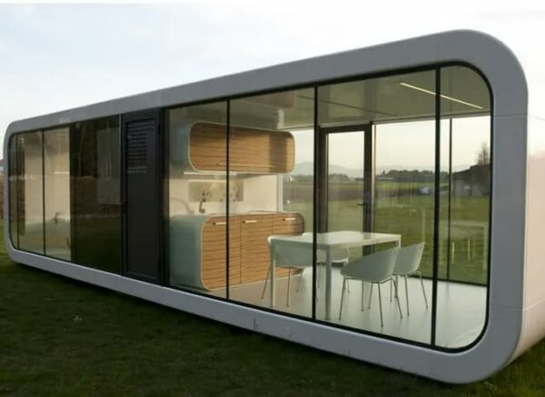 Prefab Modern Tiny House 20ft and 40ft Modular Cabin House, Tiny Home, B&B, Office, Kiosk, Pool House, bar, Outdoor Living (40X8X8 FT (Shell)), white, modpod2030 ? Premium & Durable Design-New - Image 2