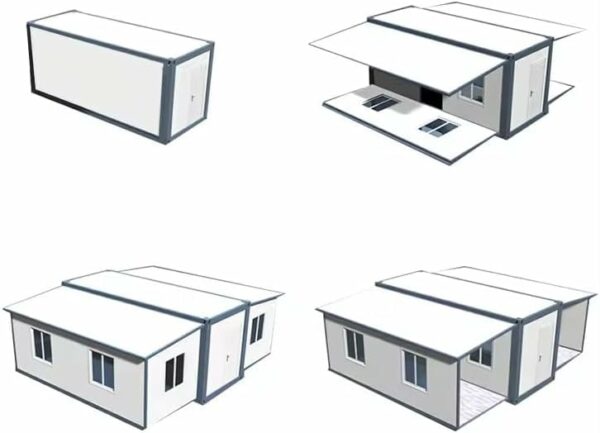 3 Bedroom 40FT Prefab House Tiny Homes to Live in for Adults Kits casas prefabricadas para Vivir Small Folding Mobile Home Mini Modular Container House for Sale 1:20 Model Foldable ? Premium & Durable Design-New - Image 2