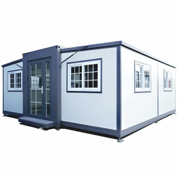 Portable Prefabricated Tiny Home 13x20ft, Mobile Expandable Plastic Prefab House for Hotel, Booth, Office, Guard House, Shop, Villa, Warehouse, Workshop (with Restroom) ? Premium & Durable Design-New