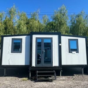 20/40FT Tiny House to Live in,Portable Prefab House with 3 Bedroom,1 Full Equiped Bathroom and Kitchen, 2 Story Prefabricated Container House for Adults ? Premium & Durable Design-New