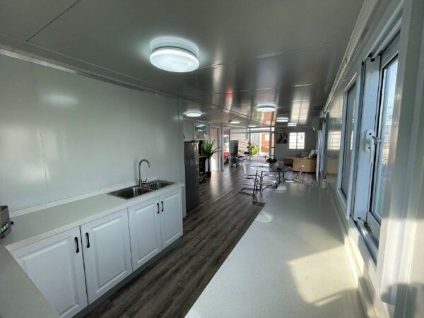 40FT Tiny House to Live in,SAA Portable Prefab House with 3 Bedroom 1 Full Equipped Bathroom and Kitchen,Foldable Mobile Home with Steel Frame,Prefabricated Expandable Container ? Premium & Durable Design-New - Image 4