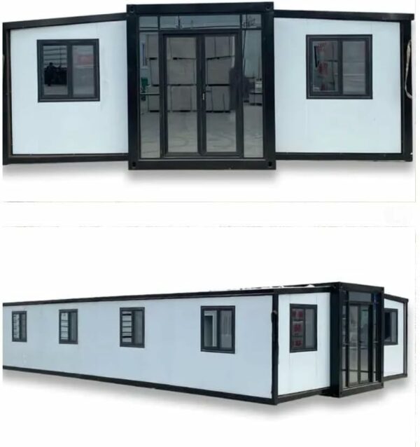 3 Bedroom 40FT Prefab House Tiny Homes to Live in for Adults Kits casas prefabricadas para Vivir Small Folding Mobile Home Mini Modular Container House for Sale 1:20 Model Foldable ? Premium & Durable Design-New