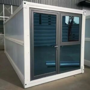 Double-Wing Folding Box Movable Room Modular Prefabricated Portable Foldable Homes 20ft Office Folding Container House?Customizable Portable prefabricatedtiny Tiny Home?Portable prefab Tiny House ? Premium & Durable Design-New
