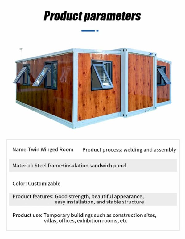 Modular Prefabricated Container Home - Customizable Tiny Home with Bathroom, Kitchen, Living Room & Bedroom - Mobile Home Solution for Adults - Ideal Tiny Homes to Live in-New - Image 2