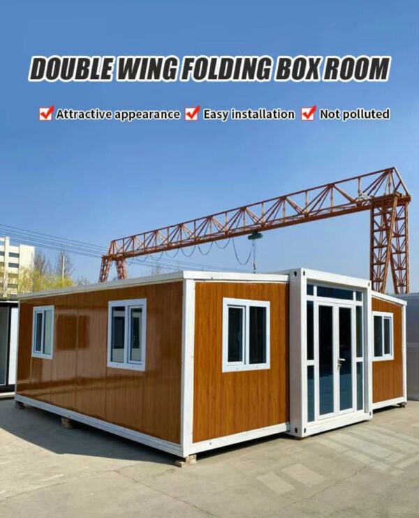 40FT Tiny House to Live in,Portable Prefab House with 3 Bedroom,1 Full Equiped Bathroom and Kitchen,Prefabricated Container House for Adults,Foldable Mobile Home ? Premium & Durable Design-New - Image 2
