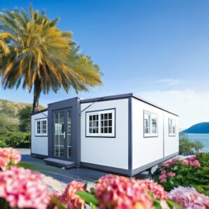 Container Homes 20ft and 40ft Portable Prefabricated Tiny Home, Mobile Expandable Prefab House for Garden,Warehouse,Storage,Vacation Houses,Office Spaces with Restroom Easy Assemble. ? Premium & Durable Design-New
