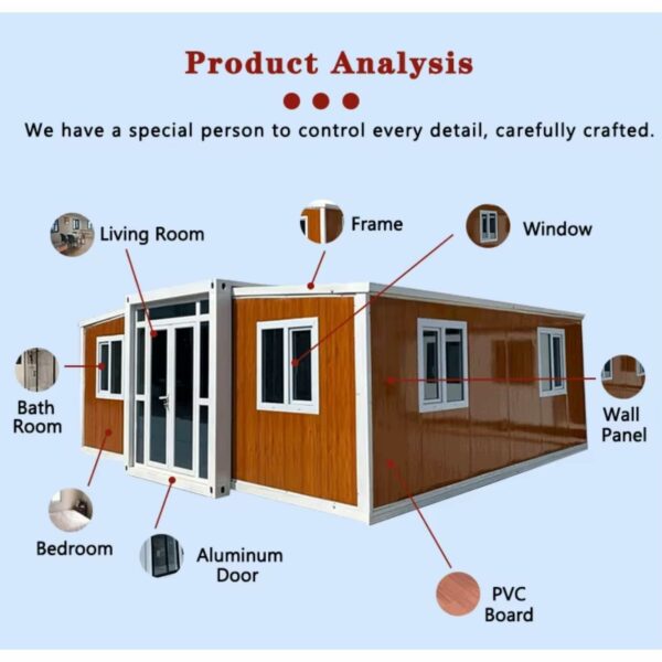 Luxury Modular 20ft & 40ft Prefab Home - 3 Bedrooms, Ready-to-Move-In Tiny Cabin-New - Image 5
