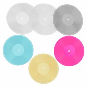 6pcs Dollhouse Records Doll House Model Toys for Miniature House Toys Retro Decor Decorative Mini House Decor Landscaping Mini Record Ornament Miniature Toy Plastic ? Premium & Durable Design-New