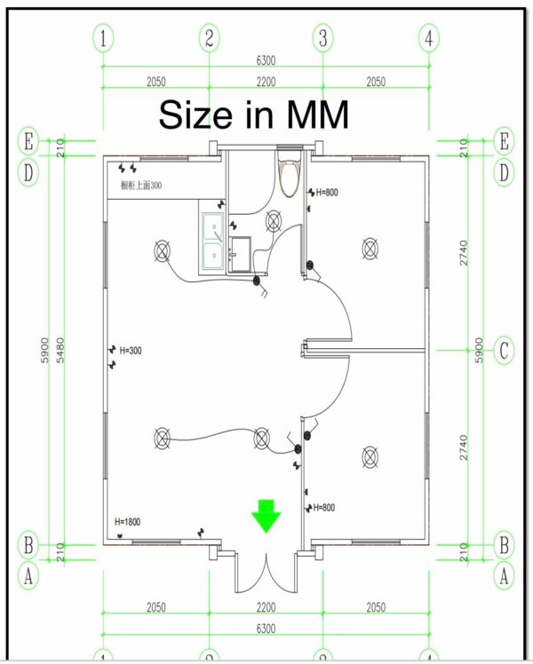 SAA Tiny Expandable Prefab Home - 1 Bath, 2 Rooms, 1 Kitchen - Foldable, Portable, Modular Guest House - 19 x 20 FT ? Premium & Durable Design-New - Image 2