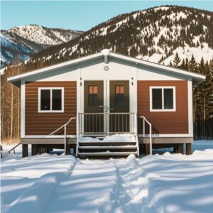 Tiny House with Luxury Design, with 3 Bedroom, 1 Living Room, 1 Full Equiped Bathroom and Kitchen,Prefabricated Container House ? Premium & Durable Design-New
