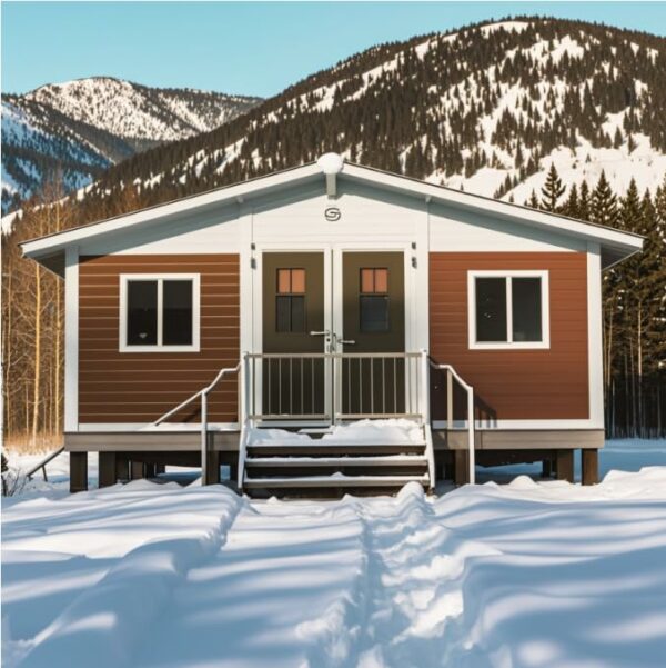 Tiny House with Luxury Design, with 3 Bedroom, 1 Living Room, 1 Full Equiped Bathroom and Kitchen,Prefabricated Container House ? Premium & Durable Design-New