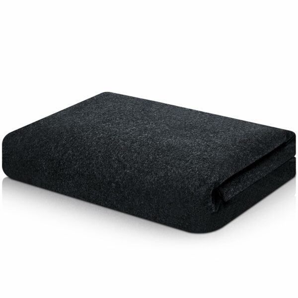 Haull Waterproof Outdoor Storage Shed Mat, 10x10 ft, Felt Surface, Non Slip Backing, Washable, Storage Shed Not Included-New