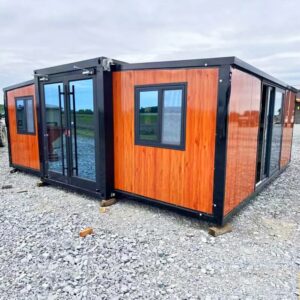Portable Tiny Home, 19X20FT, Foldable Prefab House, Expandable Container Design with Bathroom - Ideal for Adults, Families, Remote Living,Outdoor Storage Shed,Tiny Home,Premium Strong Materials-New