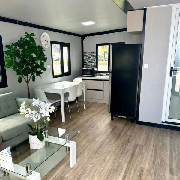 Portable Prefabricated Tiny Home 20/30/40ft Expandable Prefab House Complete Bathroom, 2 bedrooms, 1 Restroom, 1 Kitchen with Cabins for Hotel, Booth, Office, Villa ? Premium & Durable Design-New - Image 2