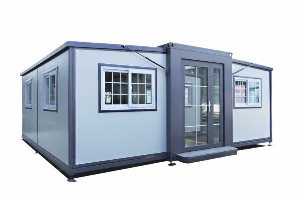 19x20ft Portable Prefabricated Tiny Home, Mobile Expandable Plastic Prefab House for Hotel, Booth, Office, Guard House, Shop, Villa, Warehouse, Workshop-New