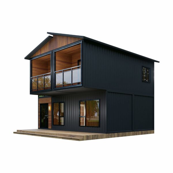 Double-Storey barn Homes 2024 Folding prefab House Expandable Tiny Home for Adults, Portable prefab House with bedrooms, Bathroom, Kitchen | Modular Container Tiny Steel Home Brown Color (40 FT) ? Premium & Durable Design-New - Image 5