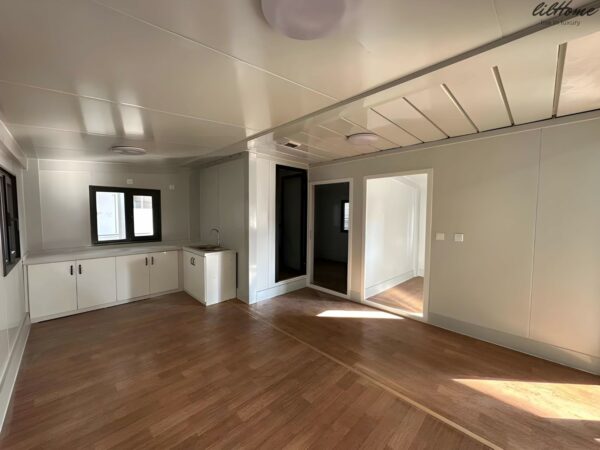 19x20FT Portable Prefabricated Tiny Home for Sale, Mobile Expandable Plastic Prefab House with 1 Full Equiped Bathroom and Kitchen,Container House for Adults Living,Foldable Home with Steel Frame ? Premium & Durable Design-New - Image 4