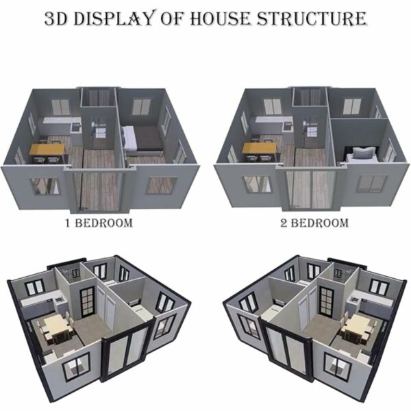 Luxury Modular 20ft & 40ft Prefab Home - 3 Bedrooms, Ready-to-Move-In Tiny Cabin-New - Image 6