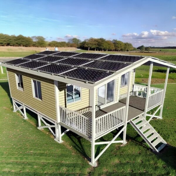 prefab Tiny Homes to Live in for Adults, 20Ft&40Ft Tiny Home for Sale prefab Portable Mobile Small House Customizable with 2 bedrooms, 1 Fully Equipped Bathroom and Kitchen, 1 Living Room ? Premium & Durable Design-New - Image 2
