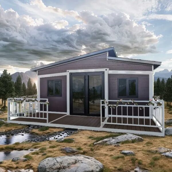 Prefab Tiny Home Modern Design Luxury Villa Houses Modern Extendable Container House with 2 Bedroom Tiny House 1 Kitchen Folding Boxable House to Live in ? Premium & Durable Design-New - Image 2