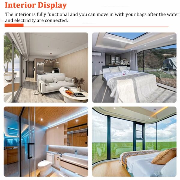 Smart Mobile Homes, Resort Villas, Finished B&B Hotels, Real Houses In Mountaintop Scenic Spots,Patio Hardtop Gazebo Top Outdoor Screen House Aluminum Solarium Backyard Sun Room ? Premium & Durable Design-New - Image 2