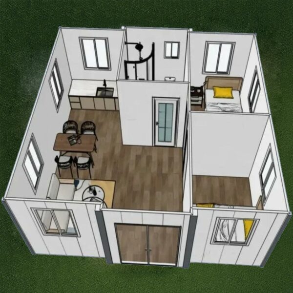 Prefab Container House Modular Office Fantastic Modern Capsule Tiny House Foldable Tiny Home 20ft 40ft Prefab Container House ? Premium & Durable Design-New - Image 2