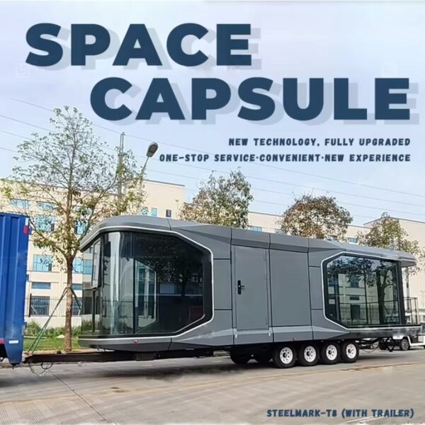 Mobile Houses, Houses, Family Villas, Tiny House, That can accommodate 4-6 People,Live in for Adults Fully Furnished Capsule House Portable Prefab House Kit with Bedroom Kitchen Bathroom ? Premium & Durable Design-New - Image 2