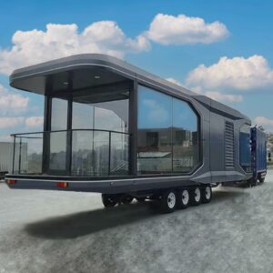 Mobile Houses, Houses, Family Villas, Tiny House, That can accommodate 4-6 People,Live in for Adults Fully Furnished Capsule House Portable Prefab House Kit with Bedroom Kitchen Bathroom ? Premium & Durable Design-New