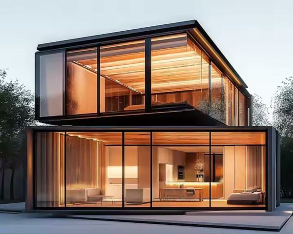 20/40FT Tiny House to Live in, Prefab Home Weather Resistant, Rust Proof Double Story Beach Home to Live in, Double Storey Prefab House with Living Room, Bathroom, Bedrooms, Kitchen and Terrace ? Premium & Durable Design-New - Image 2