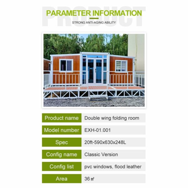 Luxury Modular 20ft & 40ft Prefab Home - 3 Bedrooms, Ready-to-Move-In Tiny Cabin-New - Image 2
