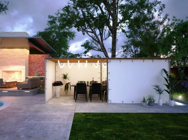 Sieger Sukkah - Sukkot, Canvas Walls for Cool Comfort, Easy Tool-Free Setup, Free Storage Bag (10x12 Feet)-New - Image 4