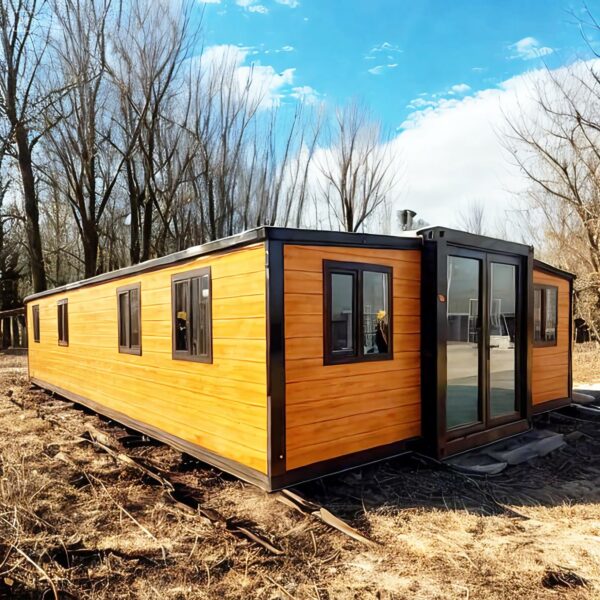 Tiny Homes for Sale Prefab, 20Ft&40Ft Expandable Container House Prefab Tiny Homes with 2 Bedrooms, 1 Fully Equipped Bathroom and Kitchen, 1 Living Room, Mobile Modular House ? Premium & Durable Design-New