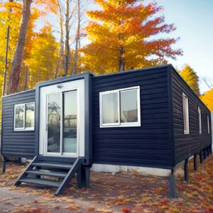 prefab Tiny Homes to Live in for Adults, 20Ft&40Ft Tiny Home for Sale prefab Portable Mobile Small House Customizable with 2 bedrooms, 1 Fully Equipped Bathroom and Kitchen, 1 Living Room ? Premium & Durable Design-New