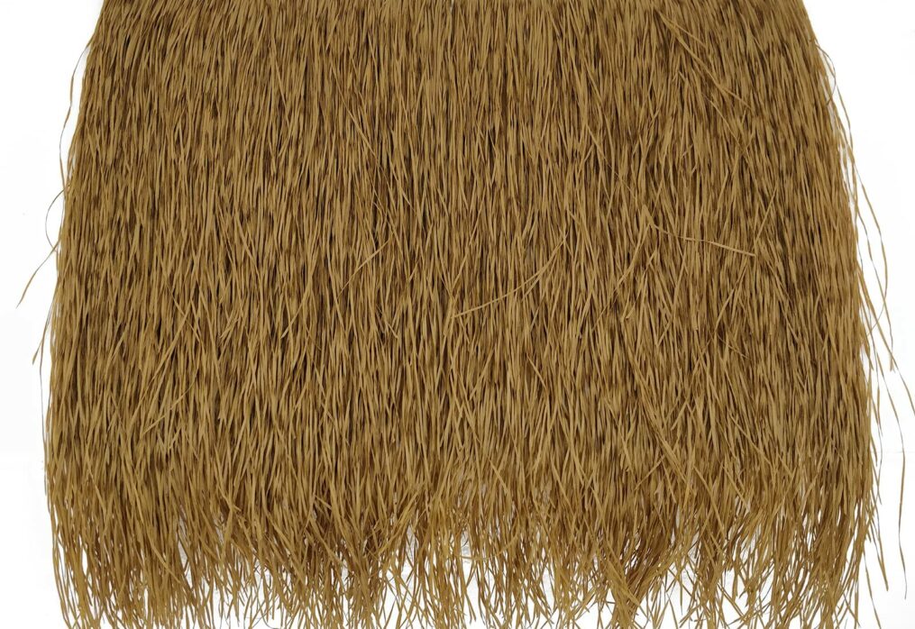 Duck Blind Grass Tiki Straw Roof 47x50cm Artificial Thatch Mexican Tiki Hut Palm Thatch Rolls for Tiki Umbrella Covers Mini Bar Palapa Thatch Roofs(Size:4pcs)-New