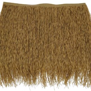 Duck Blind Grass Tiki Straw Roof 47x50cm Artificial Thatch Mexican Tiki Hut Palm Thatch Rolls for Tiki Umbrella Covers Mini Bar Palapa Thatch Roofs(Size:4pcs)-New