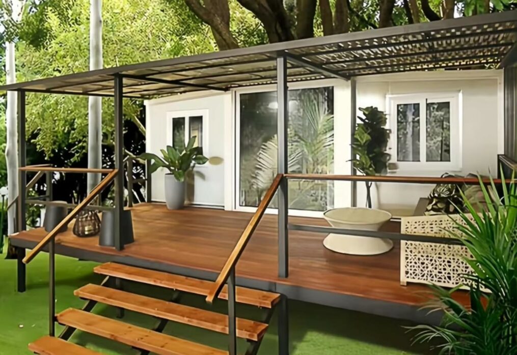 Prefab Tiny Homes 19x20ft Luxury Boxable House, 40ft Prefabricated Wooden Tiny House with 2 Bedroom, 1 Full Equipped Bathroom and Kitchen ? Premium & Durable Design-New