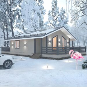 Prefab Tiny Homes Foldable Small Houses for Sale 20FT &40 FT Modern Prefabricated Home to Live in for Adults 3 Bedroom 1 Kitchen 1 Bathroom Compact and Durable Design ? Premium & Durable Design-New