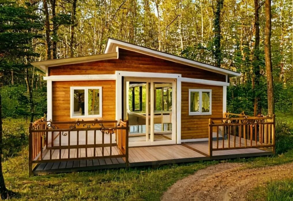 Prefab Tiny Home Modern Design Luxury Villa Houses Modern Extendable Container House with 2 Bedroom Tiny House 1 Kitchen Folding Boxable House to Live in ? Premium & Durable Design-New