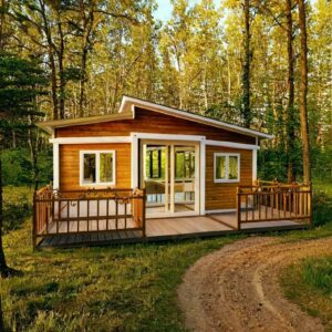Prefab Tiny Home Modern Design Luxury Villa Houses Modern Extendable Container House with 2 Bedroom Tiny House 1 Kitchen Folding Boxable House to Live in ? Premium & Durable Design-New