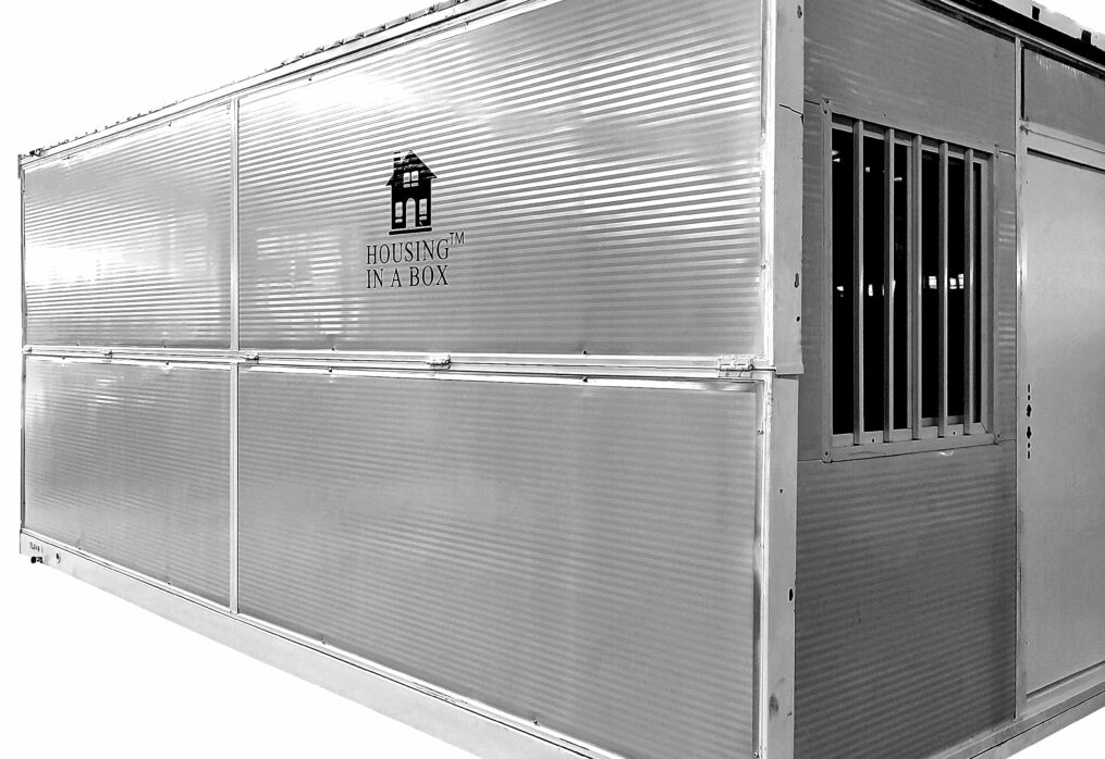Mobile Foldable Prefab House 19ft x 8ft Portable Modern Prefabricated Container House Building Tiny Home-New