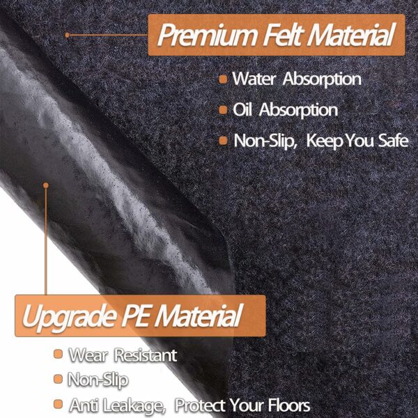 6 x 4 FT Outdoor Storage Shed Mat, Waterproof Storage Shed Flooring Mat, Anti-Slip Patio Furniture Floor Scratch Prevention Mat, Dustproof Outdoor Carport Mat (6 x 4 FT)??-New - Image 4